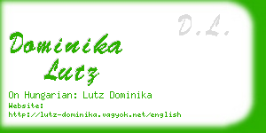dominika lutz business card